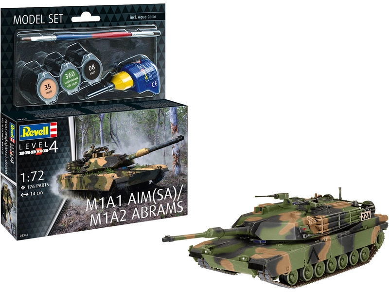 Revell M1A1 AIM(SA)/M1A2 Abrams (1:72) (súprava)