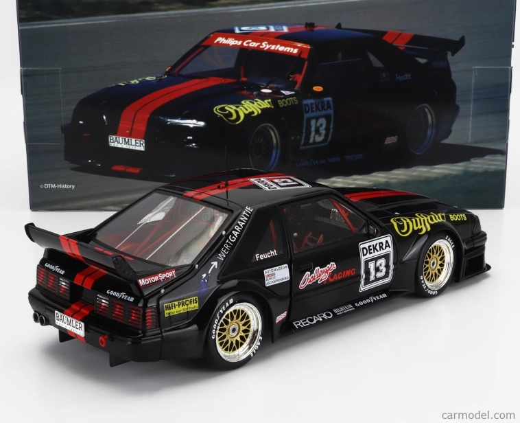 Werk83 Ford usa Mustang 5.0 N 13 Dtm Season 1993 Jurgen Feucht 1:18 Černá Červená