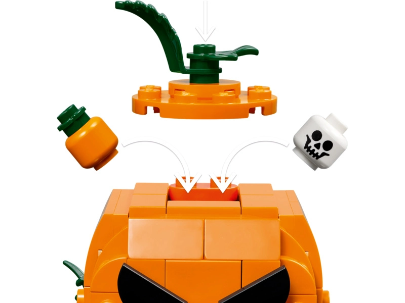 LEGO - Pick-up s halloweenskými dýněmi