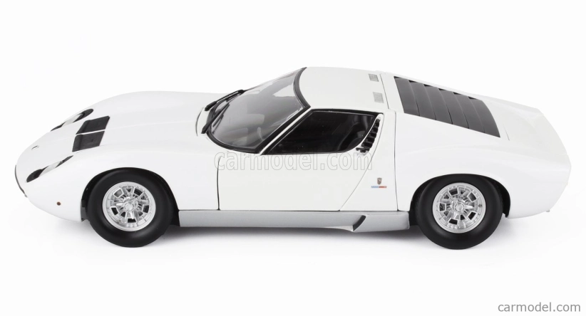 Kyosho Lamborghini Miura P400 1968 1:18 Bílé Stříbro