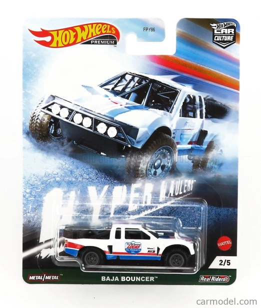 Mattel hot wheels Baja Bouncher Pick-up 2010 1:64 Bílá