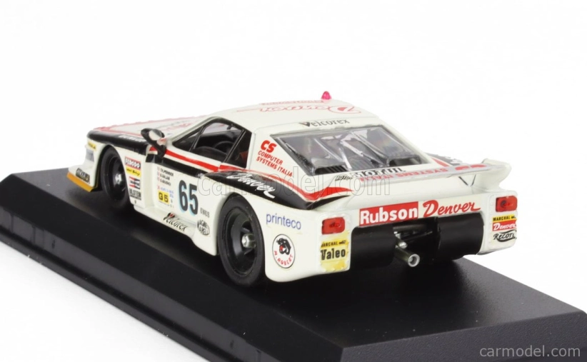 Best-model Lancia Beta Montecarlo Turbo Team Sivama Di Galliate N 65 24h Le Mans 1982 Gianni Giudici - Thierry Perrier - Bernard Salam 1:43 Bílá Červená