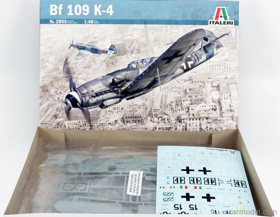 Italeri Masserschmitt Bf 109 K-4 Caccia Lietadlo 1936 1:48 /