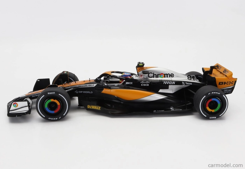 SOLIDO 1:18 MCLAREN MCL60 E.PIASTRI Great Britain GP 2023, Multicouleur