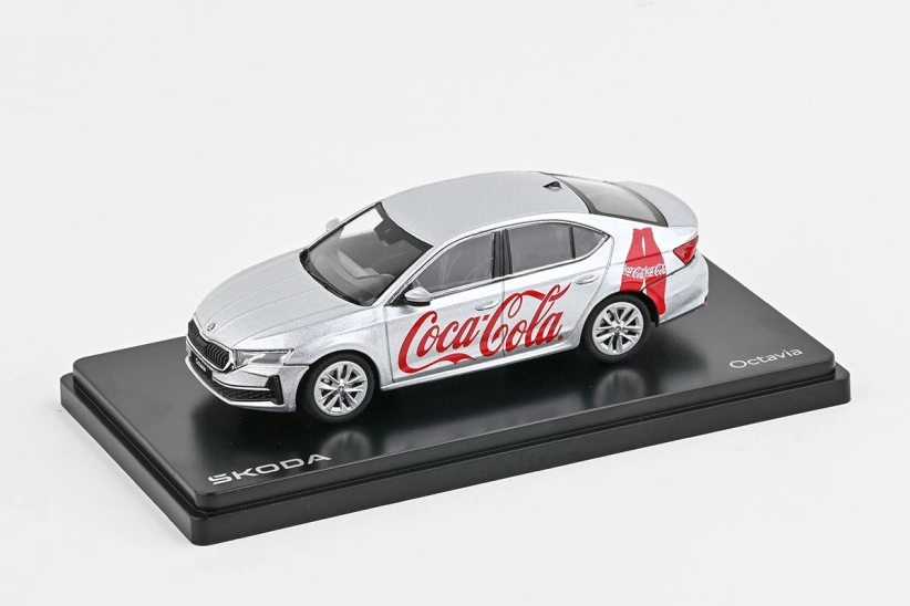 Abrex Škoda Octavia IV FL (2024) 1:43 - Coca-Cola