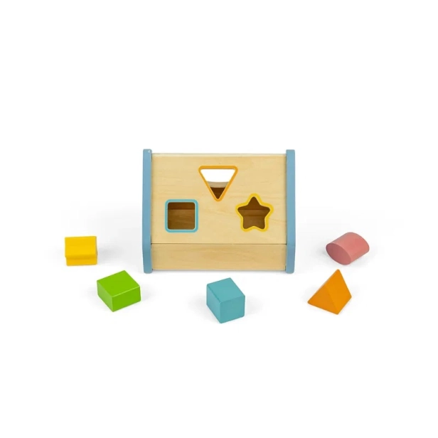 Bigjigs Toys Tvarový vkladací domček