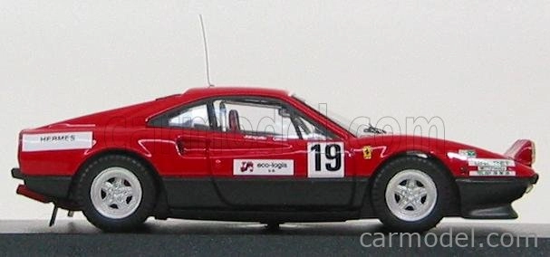 Najlepší model Ferrari 308 Gtb N 19 Rally St Cergue 1982 Jaquillard 1:43 Red