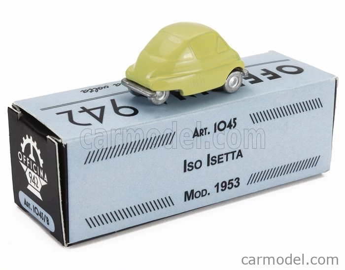 Officina-942 ISO Isetta 1953 1:76 žltá