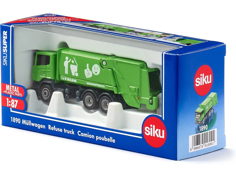 SIKU Super – Scania smetiarske auto 1:87