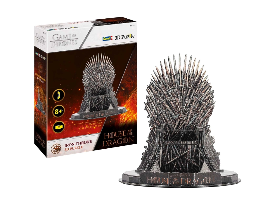 Revell 3D puzzle – House of the Dragon Iron Throne