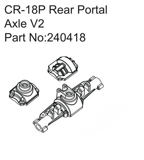 HBP240418 - CR-18P Rear Portal Axle V2