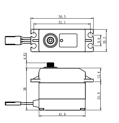 SW-0230MG HI VOLT Waterproof Digitálne servo
