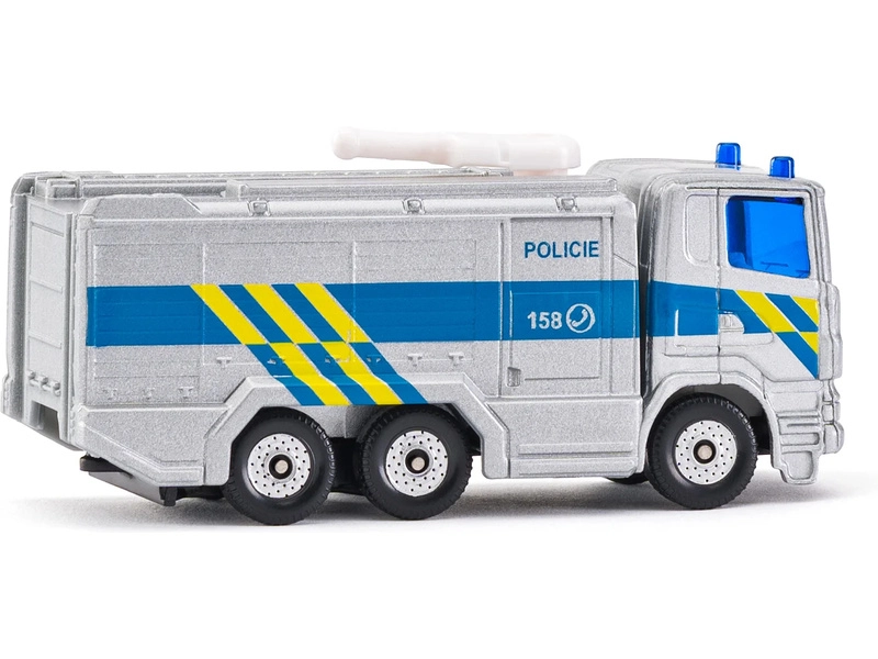 SIKU Blister - Policajné nákladné auto s vodným delom (česká verzia) 1:50