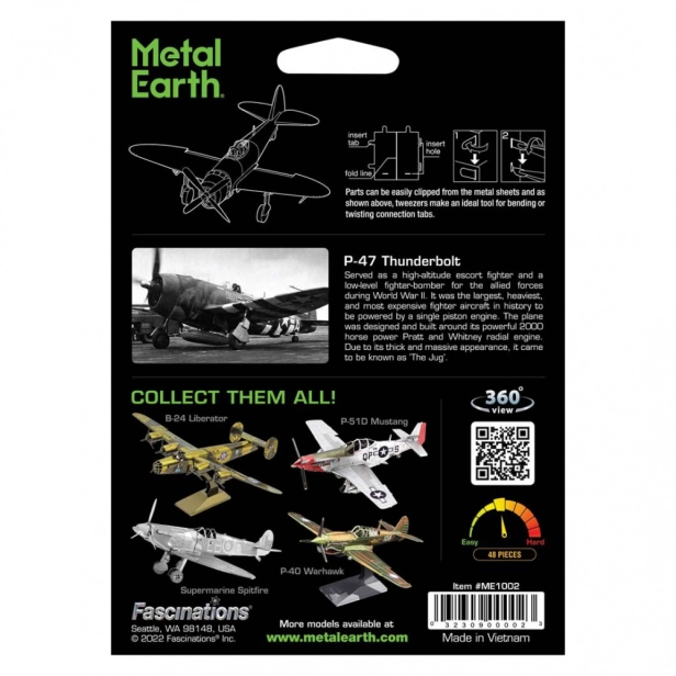 Oceľová stavebnica P47-Thunderbolt
