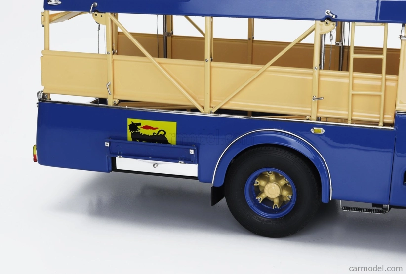 Cmc Fiat 642rn2 Nákladné auto Bartoletti Maserati Car Transporter 1957 1:18 Modrá žltá