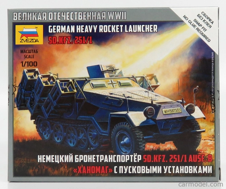 Zvezda Tank Sd.kfz. 251/1 Truck 1942 1:100 /
