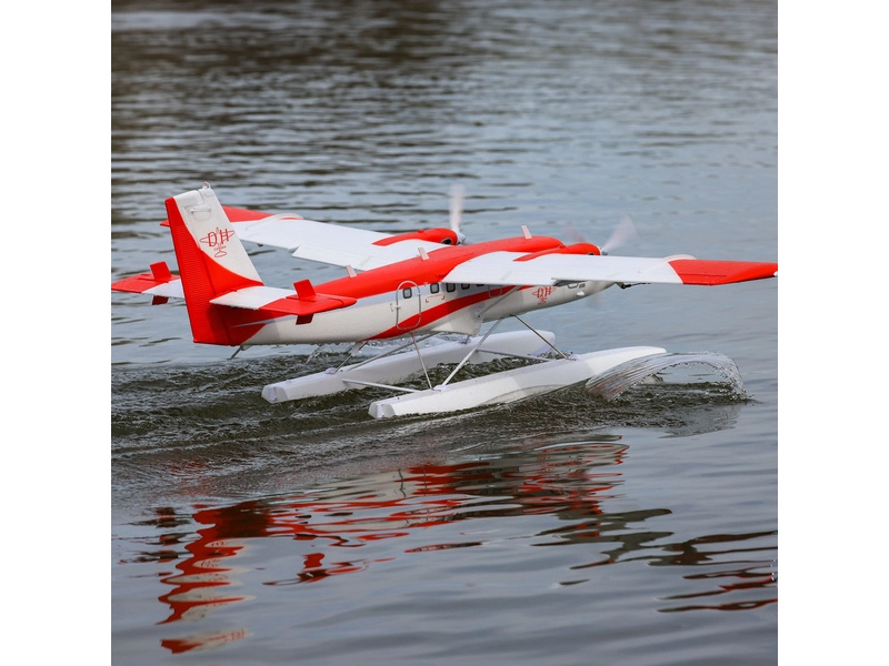 RC lietadlo E-flite DHC-6 Twin Otter 1.4m PNP, plováky