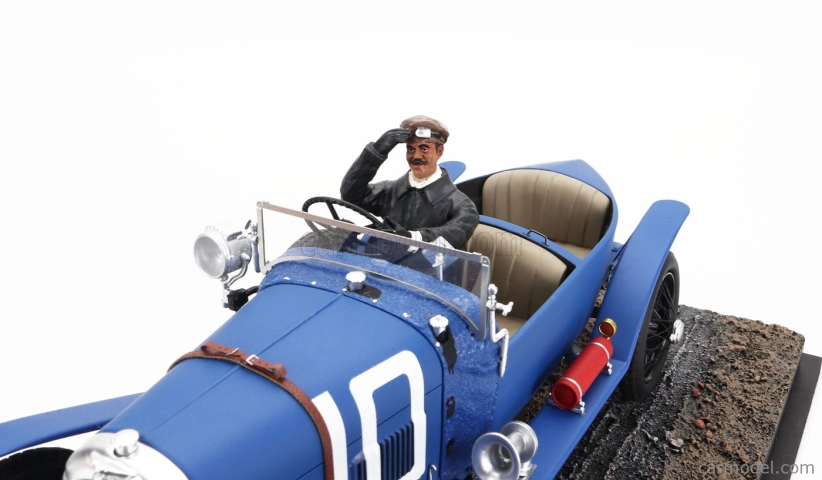 Le mans miniatures Chenard & walcker Type U3 15cv Sport 3.0l S4 Team Chenard-walcker Sa N 10 2nd 24h Le Mans 1923 Raoul Bachmann - Christian Dauvergne 1:18 Světle Modrá
