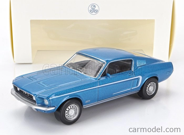 Norev Ford usa Mustang Gt Fastback Coupe 1968 1:43 Acapulco Blue