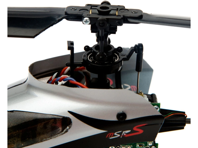 RC vrtuľník Blade mSR SAFE, mód 1, strieborná