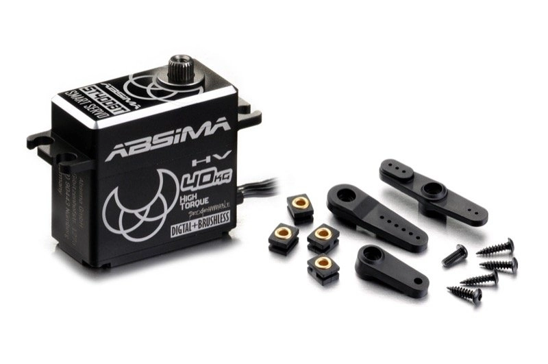 Servo Absima HV ST40DBT Alu Digital, vodoodolné IP65, 29 kg/cm, 0,12 s/60°