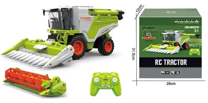 RC kombajn s rezačkou na kukuricu 1:24