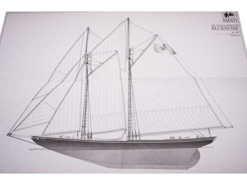 AMATI Bluenose škuner 1921 1:100 kit