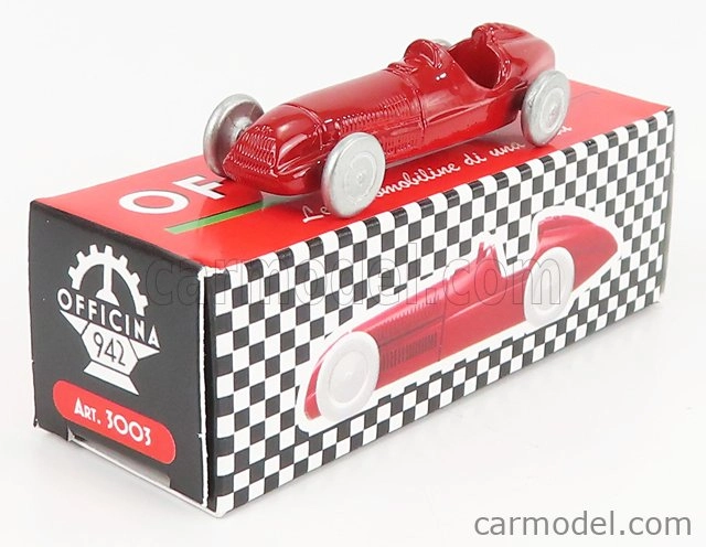 Officina-942 Alfa romeo F1 159 Alfetta N 0 Team Scuderia Alfa Romeo 1950 Majster sveta 1:76 červená