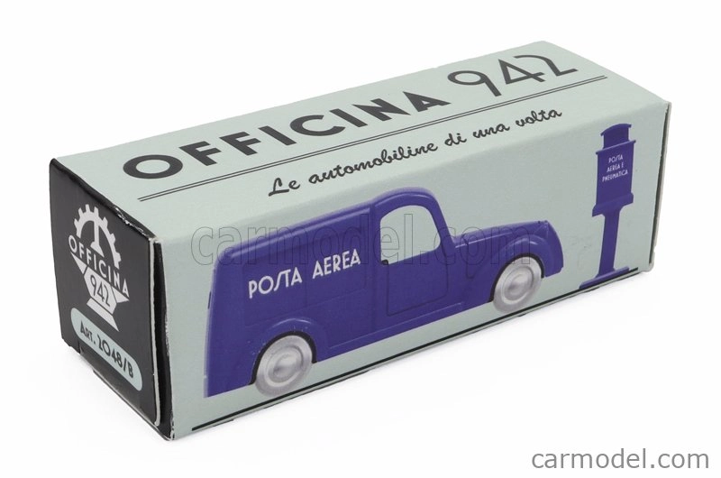 Officina-942 Fiat 508 C/1100 Van Furgone Viberti Posta Aerea 1938 1:76 Blue
