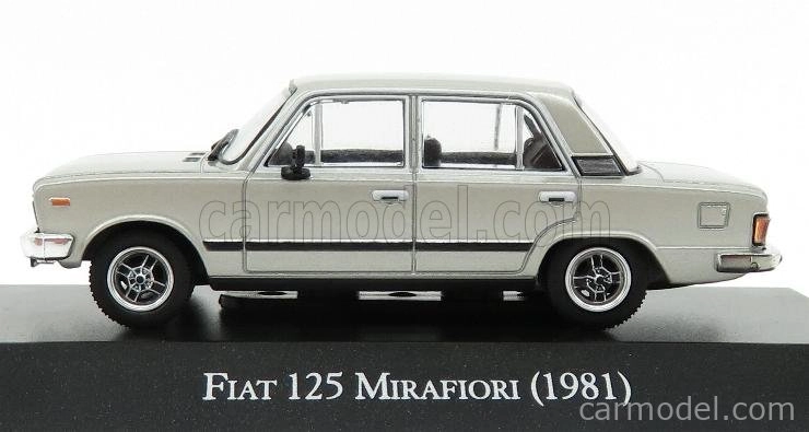 Edicola Fiat 125 Mirafiori 1981 1:43 Strieborná