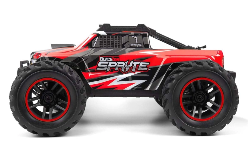 RC auto Spryte MT 1/20 4WD Electric Monster Truck, červené