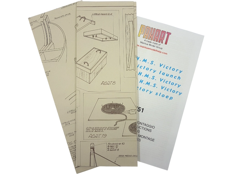 Mantua Model Victory šalupa 1:16 kit