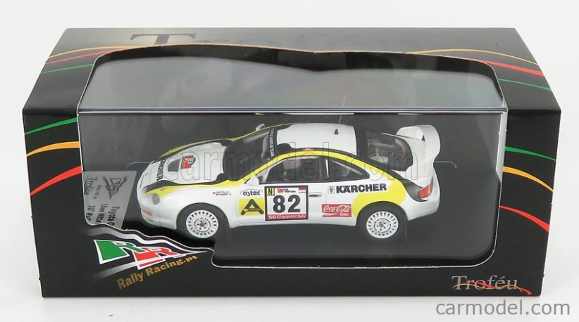 Trophy Toyota Celica Gt-four N 82 Rally Of Portugal 1995 U.nittel - M.eckardt 1:43 Biela Žltá Čierna