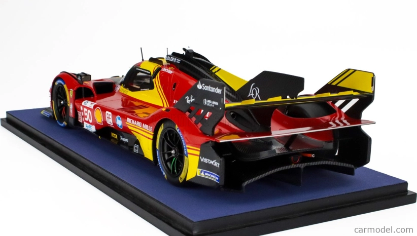 Looksmart Ferrari 499p 3.0l Turbo V6 Team Ferrari Af Corse N 50 Winner 24h Le Mans 2024 Antonio Fuoco - Miguel Molina - Nicklas Nielsen 1:18 Červená Žltá Čierna