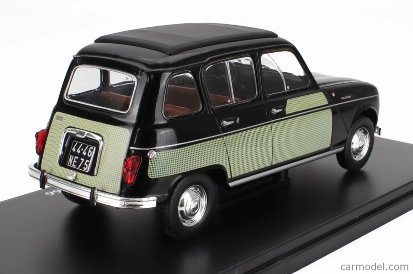 Edicola Renault R4l Parisienne 1966 - Con Vetrina - S vitrínou 1:24 čierno-zelená