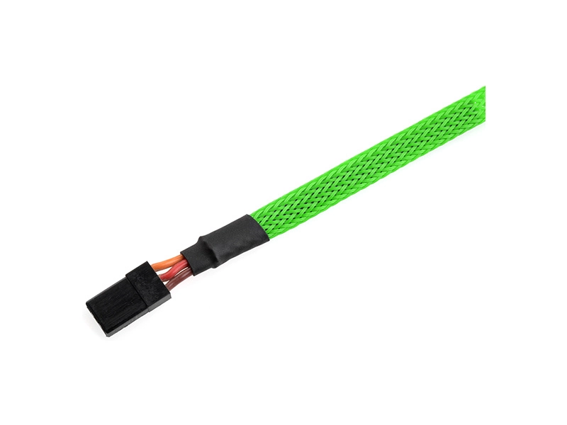 Ochranný káblový oplet 6 mm zelený (1 m)