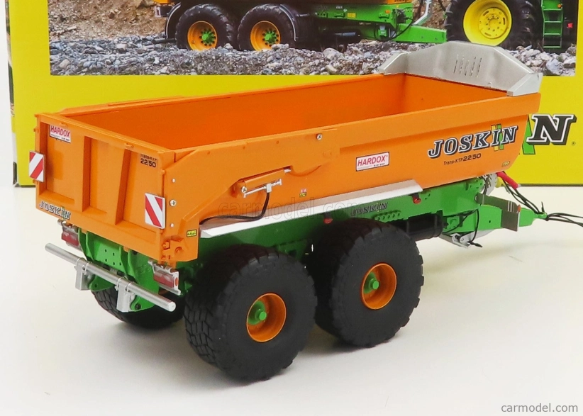 Universal hobbies Joskin Silo-cargo Transktp 22/50 Otvorený príves pre traktor 2004 1:32 Oranžovo zelený