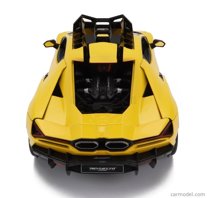 ROZBALENÉ – Maisto Lamborghini Revuelto Hybrid 2023 – Exclusive Carmodel 1:18 Giallo Inti – Žltá