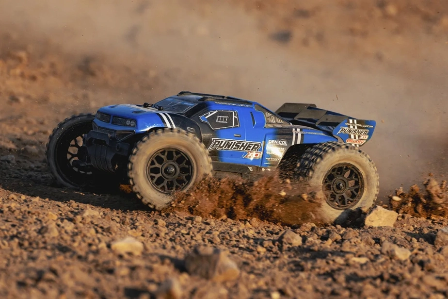 PUNISHER XD - RTR - Brushed 2S - Modrá