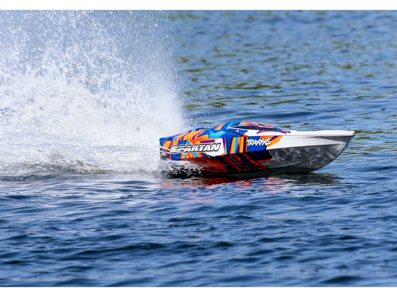 RC loď Traxxas Spartan TQi RTR, zelená