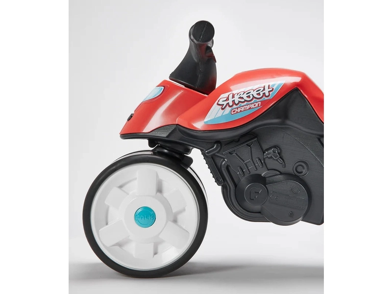 FALK – Detské odrážadlo Baby Moto modré s gumovými kolesami