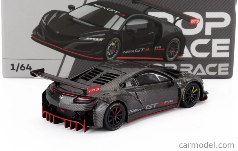 Pop-race-limited Honda Nsx Gt3 Evo22 2022 1:64 Grey