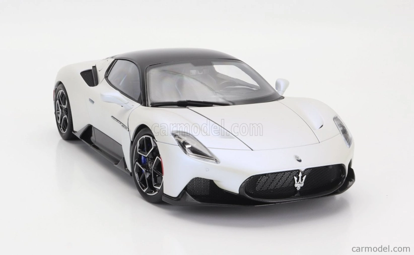 Bbr-models Maserati Mc20 Gloss Black Roof 2020 1:18 Bianco Audace - Biela