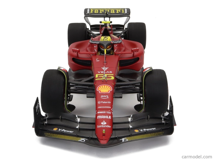 Bbr-models Ferrari F1-75 Team Scuderia Ferrari N 55 1:18, červená