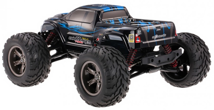 RC auto X9115 Challenger monster inovovaná verzia, modrá + náhradná batéria