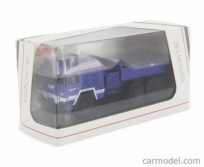 Schuco MAN Kat1 5t. Truck Thw 3-assi 1969 1:87 Blue