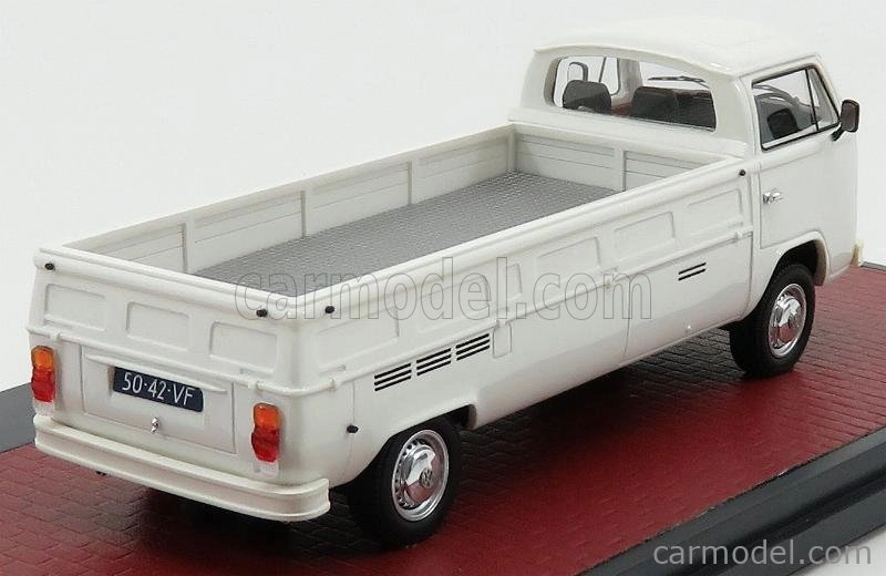 Modely v mierke Matrix Volkswagen T2 Kemperink Special Pick-up Lwb 1976 1:43 Biela