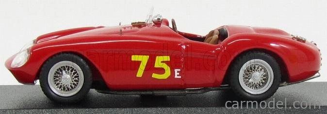 Umelecký model Ferrari 500 Mondial Spider Ch.0438 N 75 Winner Em Santa Barbara S+1.5 1955 B.pringle 1:43 Red