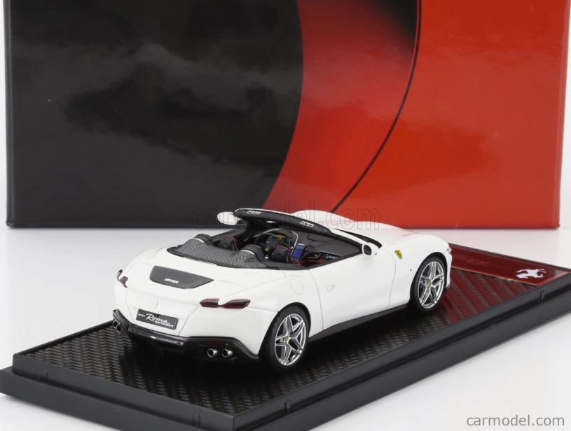 Bbr-models Ferrari Roma Spider Open 2020 1:43 Bianco Cervino - Biela