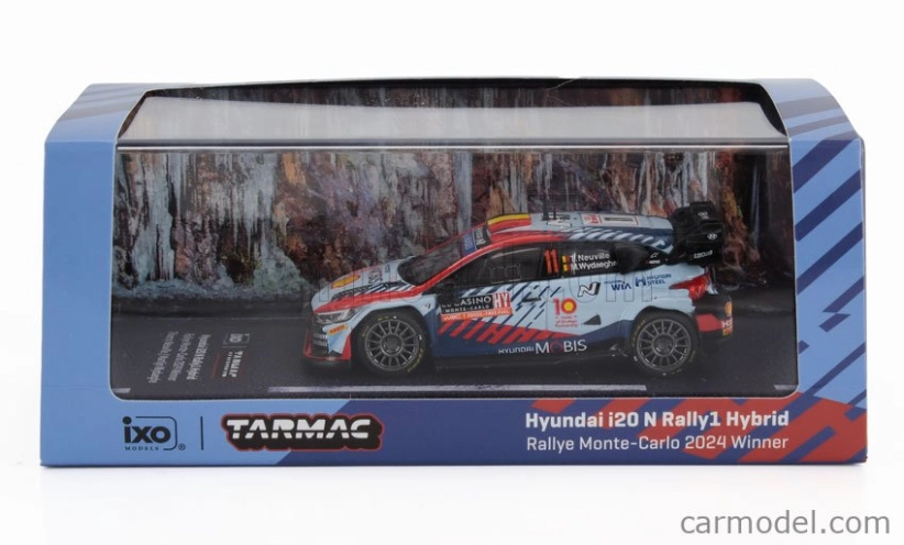 Tarmac Hyundai I20 N Rally1 Team Shell Mobis Wrt N 11 Winner Rally Montecarlo 2024 Thierry Neuville - Martijn Wydaeghe 1:64 Různé